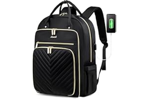 ‎LOVEVOOK LOVEVOOK Rucksack Damen, 15.6 Zoll Laptop Rucksack mit Laptopfach, Schulrucksack Mädchen Teenager, Wasserdicht Schultasche, Arbeitsrucksack Dapack für Business Reise Schule Uni Lehrer