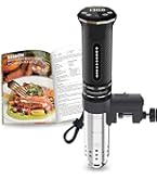 KitchenBoss Sous Vide Roner, Lage Temperatuur: Roner Keuken Met Lage Temperatuur 1100 W Ipx7 Waterdicht Koken Op Lage Temperatuur