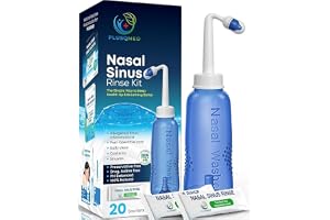 PlusQMed Nasal Sinus Sköljningssats, 20 Dospåsar, BPA-fri, pH-balanserad, Naturlig