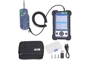 ‎FTVOGUE Zwiększ Mikroskop światłowodowy 400x Przenośny z LCD 3,5 Cala - Idealny do Kontroli światłowodowej - KIP 600V