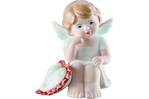 bavaria porcelanowa figurka anioł Lilly sympatia około 10 cm, ręcznie malowana, w pudełku prezentowym