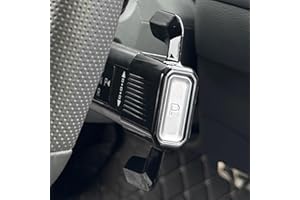 FUEISOF Shift Paddle Cover for Hyundai Santa Fe 2024-2025 & Tucson 2025, Steering Wheel Shift Knob Frame Made of ABS in Black, Pack of 2