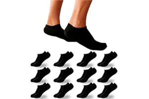 DIVABONNA 12 Paia Calzini Uomo Corti - Calzini Donna Corti - Fantasmini Uomo - Fantasmini Donna - Antiodore e Traspirante