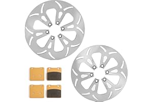 T | TARAZON TARAZON Disques de Frein Avant Arrière et Plaquettes pour Suzuki Intruder 1400 VS1400GL GLP GLF 1987-2004