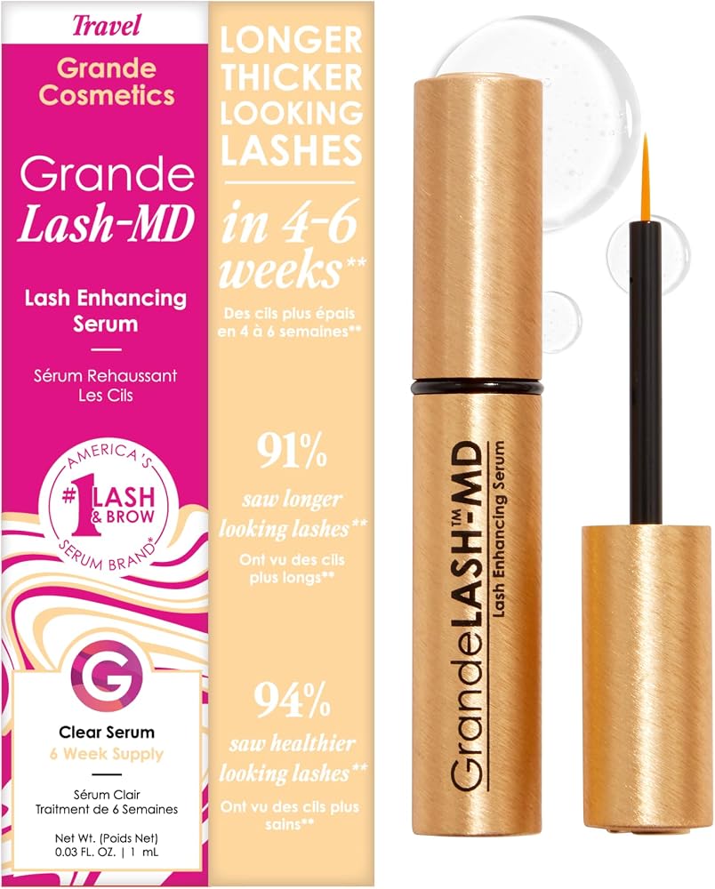 Grande Cosmetics GrandeLASH-MD Lash Enhancing Serum, 1 ml - 6-week starter supply