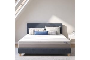 Avenco Topper Memory 80x190, Coprimaterasso Singolo Altezza 7.5cm, Topper con Gel Rinfrescante e Fibra di Bambù, Topper con Comodi Elastici, Sfoderabile e Lavabile, per Materasso per Letto Singolo