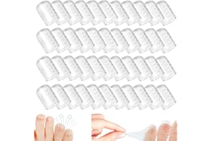 SZZETK 55 Pezzi Protezione Della Punta Trasparente, Silicone di Protezione Dei Piedi, Silicone di Protezione Dei Piedi Traspirante Rotezione Dita Piedi Silicone Elevata Elasticità Adatto Per Camminare