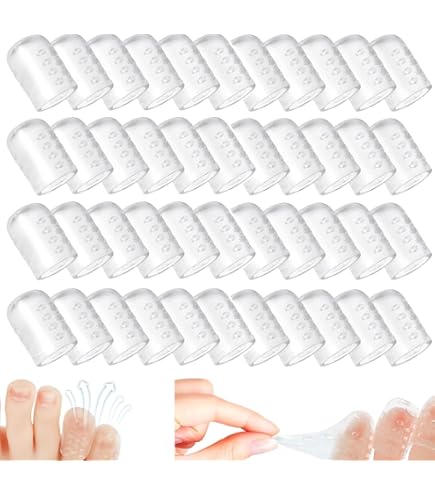 Embouts D'orteils En Silicone Unisexes, Protège-ongles, Coussinets, 6x2.5 Cm, Blanc