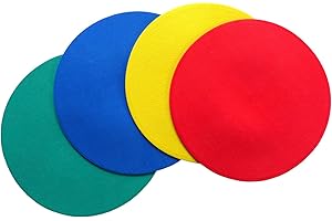 STOP! Fitness Floormarker Spots und farbige Bodenmarkierungen (4 Stück)