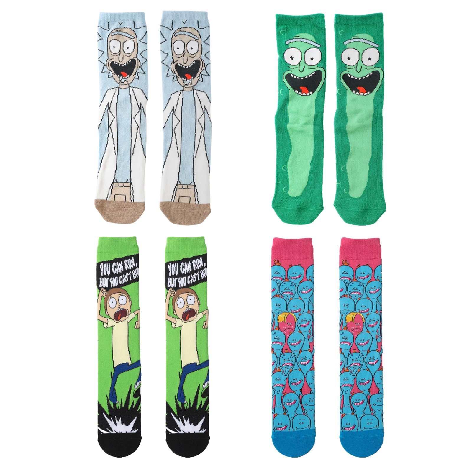 MORSNE Funny socks Emoji Novelty Cute Cool Colorful Cotton socks for Women and Men Cozy Gifts,10 pairs set - One Size : Amazon.ae: Fashion 3
