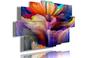 duudaart Quadro Astratto Moderno Soggiorno Grandi 3d Salotto Ufficio Parete Dimensioni Camera da Letto Stampa Pannelli Verticale Xxl Composizione Arredo Bagno Casa Multilivello 171x108cm