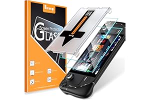 ‎BENAZCAP Benazcap [Pack of 2] Screen Protector for Steam Deck OLED/Steam Deck with Automatic Alignment Kit, Tempered Glass, Easy Installation, Bubble-Free, Anti-Scratch, High Resolution, 9H Hardness