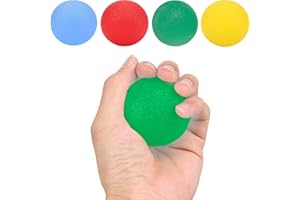 Physioworx Stress Balls for Adults - also Proven Grip Strengthener for Hand Therapy and Improving Hand Grip - NHS Prescibed Finger Strengthener used for Arthritis, Brain Injuries and Stroke