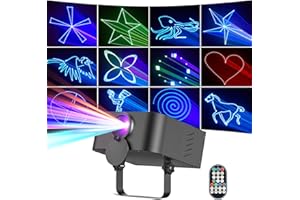 ERREYHT Party Lights, Animated Disco Lights, Remote Control, DMX Control, Suitable for Parties, Bars, Christmas, Halloween, DJ
