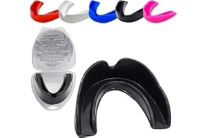 FEEDO Mouthguards for Sports Gum Shield Adult Professional Mouth Guard Boxing Jaw Protection with Case Rugby Martial Arts Judo Karate MMA Muay Thai Hockey Football Sport Mouthguard Game Lacrosse Men Women