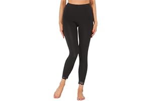 Merry Style Leggings pour femmes 7/8 Confortables avec dentelle en viscose MS10-342
