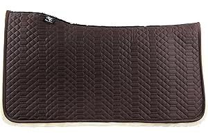‎ENGEL REITSPORT Engel Reitsport | Lammfell Western Squarepad WPAD1 Stoff schwarz