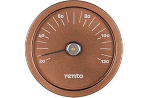 Rento Sauna Thermometer Aluminium Copper Colour