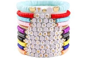 SFONI Music Singer Album Inspired Bracelet, Friendship Bracelets Set Bohemian Colorful Clay Beads Bracelet Concert Tour Music Lover Jewellery Gifts for Fans