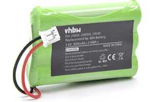 vhbw Batterie Remplacement pour Summer Infant 29030-10, 29030 pour Moniteur bébé, babyphone (800mAh, 3,6V, NiMH)