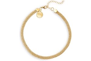 SINGULARU - Tape Choker. Edelstahl mit 18 Kt Vergoldeter Beschichtung. Schmuck für Damen.