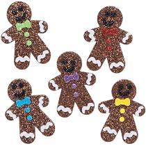 Baker Ross Glitzer-Schneemann Aufkleber (100 Stück) - Moosgummi-Sticker Für Kinder Zum Basteln & Dekorieren
