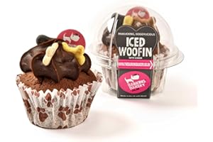 THE BARKING BAKERY DOG BIRTHDAY CAKE Dog Food | Dog Biscuits Dog Treats Puppy Treats. Dog Training Treats Puppy Training Treats. Bakery Fresh Dog Treat. Vanilla Woofin With Frosting Dog Birthday Present (Carob)