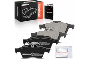 Frankberg Brake Pad Set incl. 4x Pads Rear Compatible with K.u.g.a II DM2 Focus III Turnier C-Max II DXA/CB7 DXA/CEU 3 BL Replace# BPYK2648Z,BPYK2648ZB