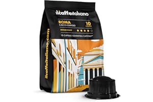 Il Caffè Italiano Capsulas Caffitaly Compatibles Roma 100 uds | Cápsulas Compatibles Caffitaly, Aroma Rico e Intenso | Cápsulas Caffitaly Compatibles Made In Italy | Frhome