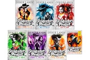 Skulduggery Pleasant Series 10-15 Plus Colección del Día Mundial del Libro 7 libros de Derek Landy (Resurrección, Medianoche, Bedlam, Seasons of War, Dead or Alive, Until the End y Apocalypse Kings)