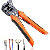Preciva Automatic Wire Stripper Pliers 3 in 1, Professional Electrician Combined Wire Stripper, Multifunctional (0.2 &ndash; 6.0 m&sup2;