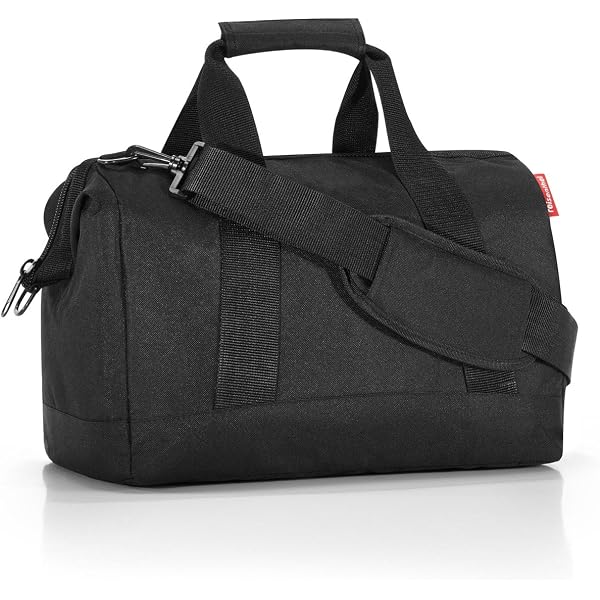 REISENTHEL Allrounder L Gym Bag Femme - GLOSSY DOTS BLACK - Sac De Voyage Spacieux