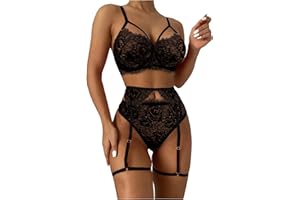 callmo Dessous Damen Sexy Unterwasche XXL, Sexy Dessous Set Reizwäsche Negligee Babydoll Weihnachten Unterwäsche rasante Anzüge Unterwäsche + Briefs Frauen reizvoll