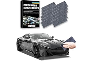 LAXISCREED 12-Pack Nano Sparkle Cloth for Car Scratches - Ultimate Car Scratch Remover & Repair Set, Effective Against Scratches, Water Spots & Paint Residues, Restore Your Car's Original Paint