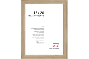 DEHA Design Cadre portrait en bois Fontana, 15x20 cm, Chêne