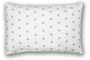 GLOCAL BERLIN Amilian® Dekokissen Kissenbezug Kissen 40cm x 60cm Sternchen weiß (A3)