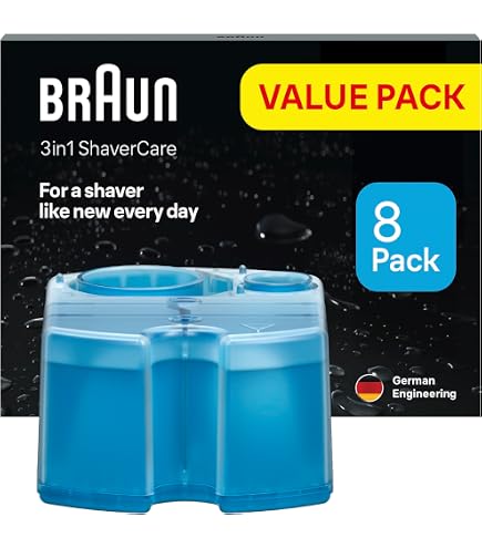 Braun Clean&Renew Reinigungskartusche 6+2 (8er-Pack) (limitierte Edition) Drogerie & Körperpflege
