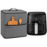 SOFROZ Air Fryer Top Cover with Storage Pocket for Philips 6.2L NA231/00 - Dustproof & Waterproof, Washable Protective Cover 