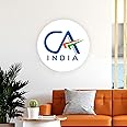 SHIVOID® CA Wall Stickers Motivational for Students (CA Logo)