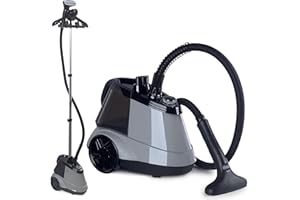 SA BI Professional 2200W Garment Steamer Upright with 2.9L Water Tank, Steamer Clothing KILLS GERMS and Releases Wrinkles in no Time, Clothes Steamer Suitable for all Fabrics