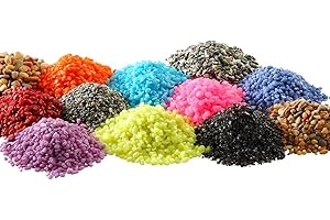 Dehner Aqua Aquarienkies, Körnung 4 - 6 mm, 5 kg, pastellblau