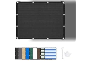 ZHhan Garden Sun Screen Fabric Shade Net Outdoor Fence Netting Screening, Backyard, Patio, Balcony, Includes Cable Ties 8 Days Delivered 9 Colors 195 Sizes
