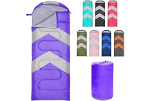 Zusentee Schlafsack 3-4 Jahreszeite für Outdoor Camping Warme Einzelne Erwachsene Wasserdicht Leichter Ultraleicht Schlafsack für Erwachsene Kinder Camping Wandern, Reise