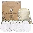 ODM 16pc Reusable make up remover pads -Environmentally friendly Washable make up removal cloth for facial cleaning