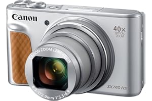 Canon Italia PowerShot SX740 Fotocamera Digitale Compatta, Argento