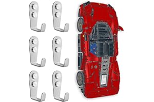 SuFunSu Crochet mural pour Lego Technic Ferrari Daytona SP3 42143, objets de collection pour adultes, cadeau pour voiture Lego (crochet uniquement) (crochet uniquement) (crochet 42143)