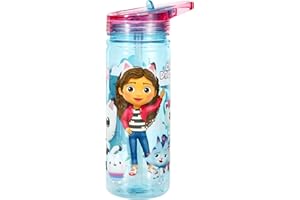 Zawadi Global Gabby's Dollhouse 580ml Water Bottle for Kids School Drinks Bottle Made of Durable Ecozen Reusable BPA Free