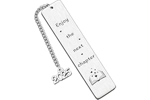 SMARGO 2025 Graduation Gifts Bookmark for Him Her - Enjoy The Next Chapter Retirement Birthday Grad Gifts in Bulk for Daughter Son Friends Senior High School Students from Teacher College Master