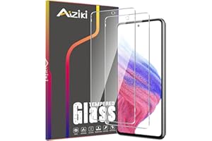 Aiziki [2-częściowy ochraniacz ekranu do Samsung Galaxy A53 5G, 0.33mm Ultra Przezroczysty, Ultra Resistent, Szkło hartowane 9H Twardość Protector Samsung Galaxy A53 5G