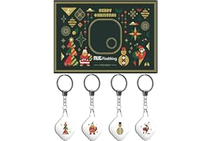 Nutale Weihnachten Schlüsselfinder mit App Bluetooth, iOS und Android, Community Suchfunktion, Gute Idee für Ihre verlorenen Gegenstände Wassermann